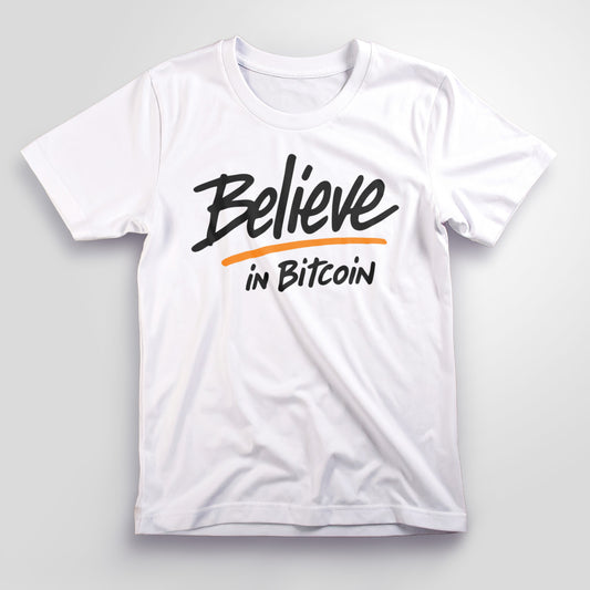 Believe in Bitcoin T-Shirt, Unisex