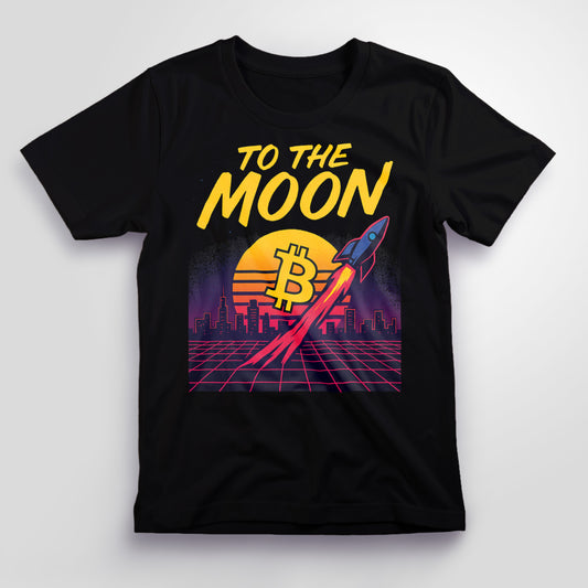 To the Moon Vaporwave T-Shirt, Unisex