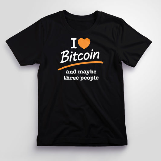 I love Bitcoin T-Shirt, Unisex